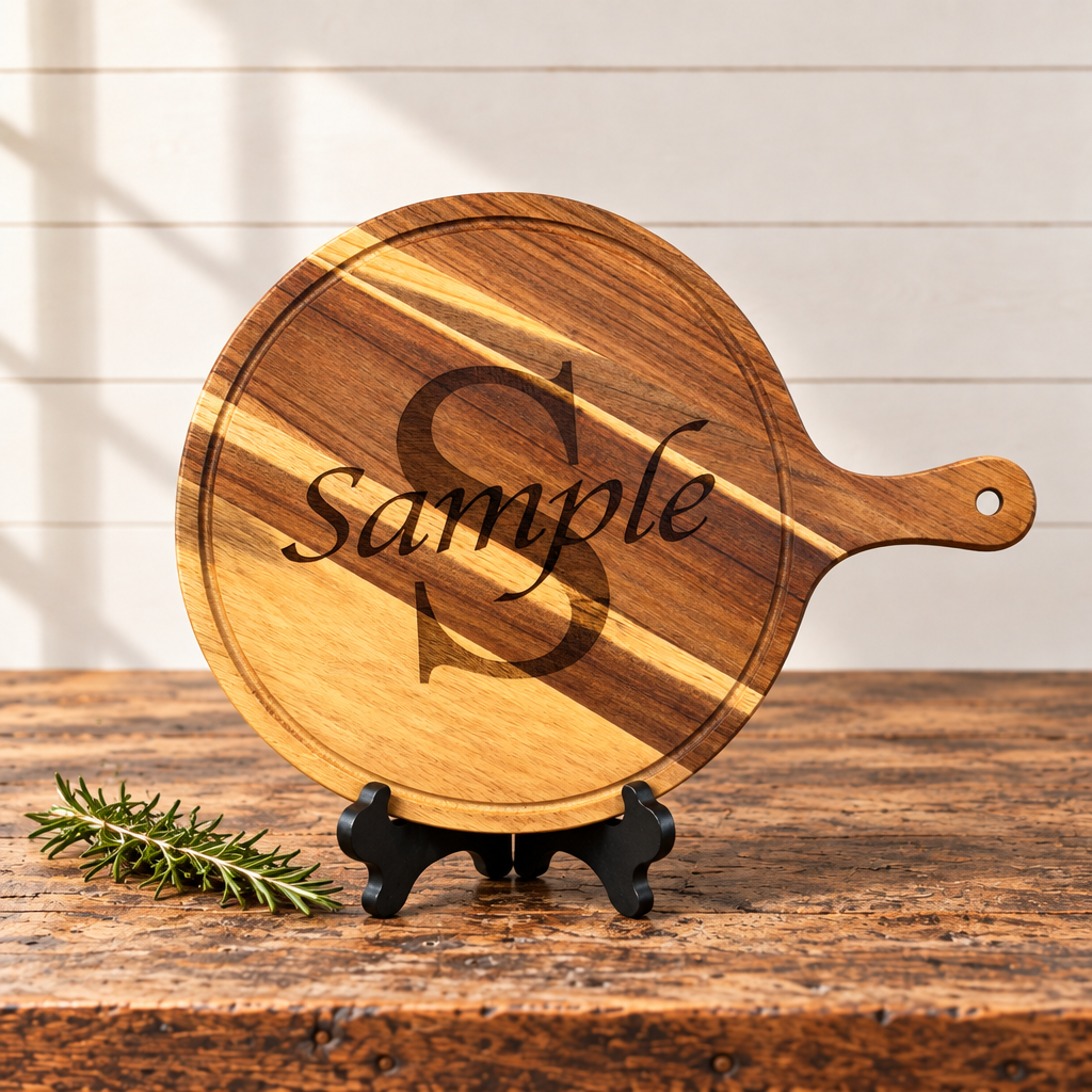 Pizza Board with Stand Farmhouse